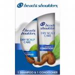 Paraben Free Dry Scalp Care Shampoo and Conditioner Bundle Pack Head & Shoulders - 23.4 fl oz/2ct